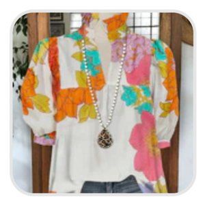 Womens Top Ruffle Blouse XL